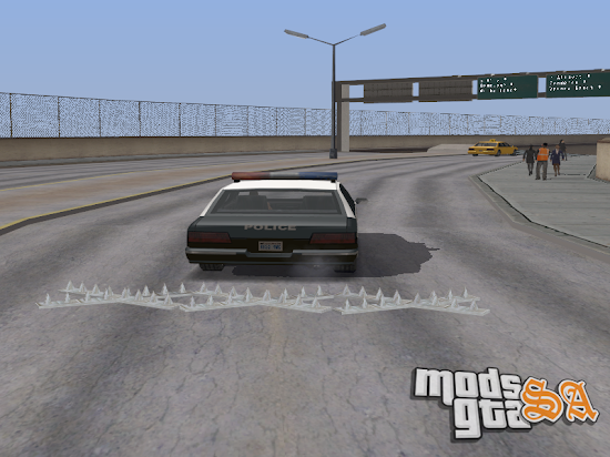 Mod Spike Strip - Faixa de Pregos para GTA San Andreas